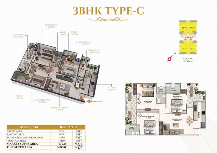 YTT Timeless new Launch Flats in Lucknow